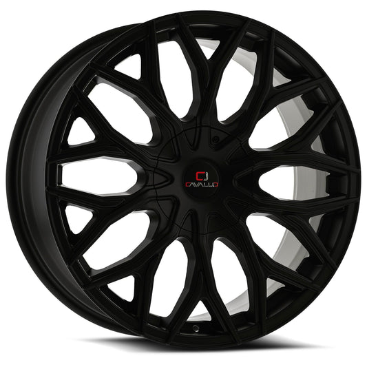 CAVALLO CLV-37 20X8.5 15 6X135/6X139.7 SATIN BLACK