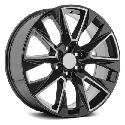 O.E. REVOLUTION C-14 22X9 31 6X139.7 GLOSS BLACK & MACHINED