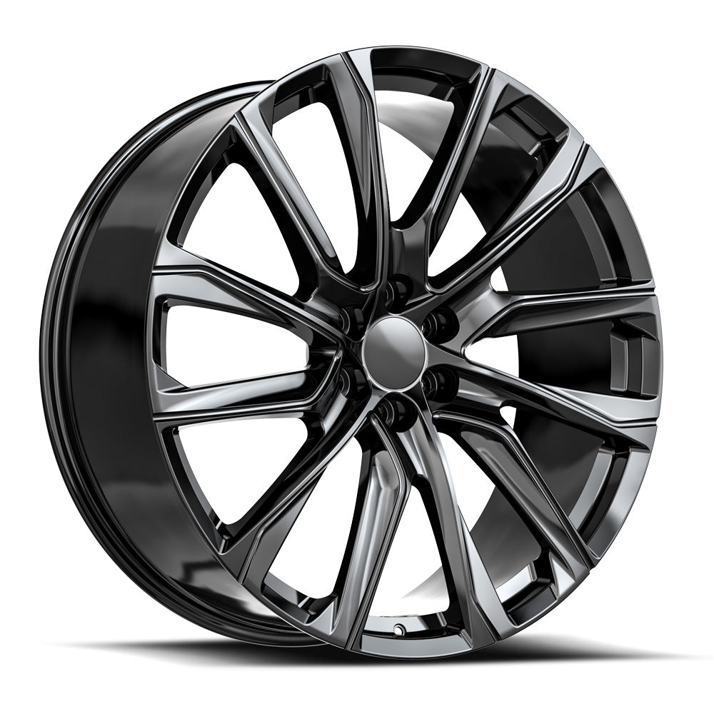O.E. REVOLUTION CAD-34 24X10 28 6X139.7 GLOSS BLACK