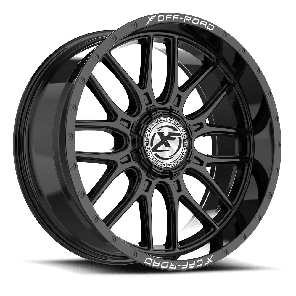 XF Off-Road XF-244 20x9 0 Blank 5x/6x/Blank 6x Gloss Black XF-24420905X6XBL0GB-V