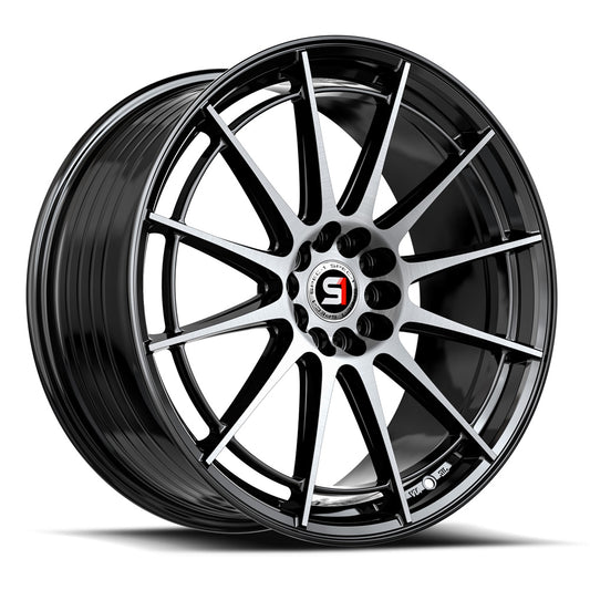 Spec-1 SP-64 20x9 38 5x114.3/5x120 Gloss Black & Machined SP-642093838BM