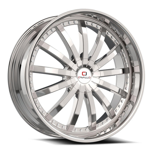 CAVALLO CLV-53 24X9 18 BLANK 5X/6X CHROME