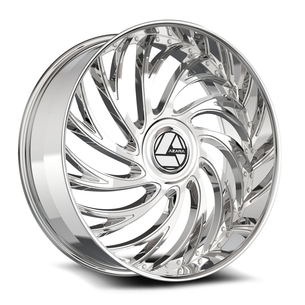 AZARA AZX-101 30X9.5 22 6X135/6X139.7 CHROME