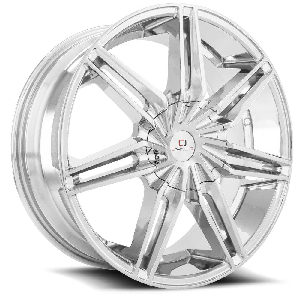 CAVALLO CLV-19 22X9.5 25 6X135/6X139.7 CHROME