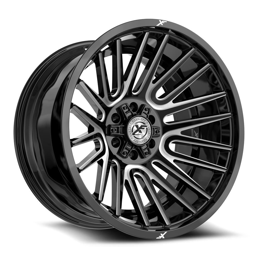 XF Off-Road XF-234 20x10 -12 6x135/6x139.7 Gloss Black & Milled XF-234201061351397-12GBM