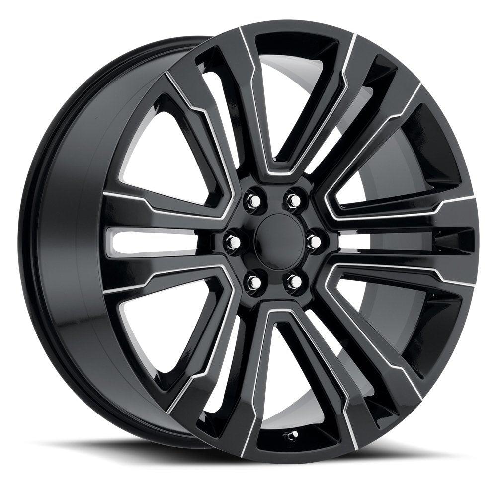 O.E. REVOLUTION G-10 24X10 24 6X139.7 GLOSS BLACK & MILLED