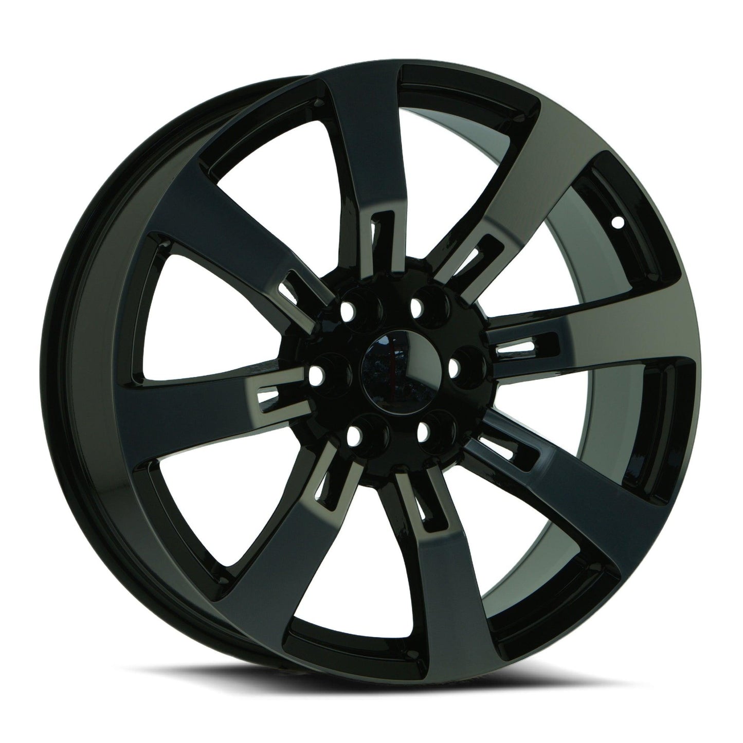 O.E. REVOLUTION G-02 26X10 31 6X139.7 GLOSS BLACK & MACHINED
