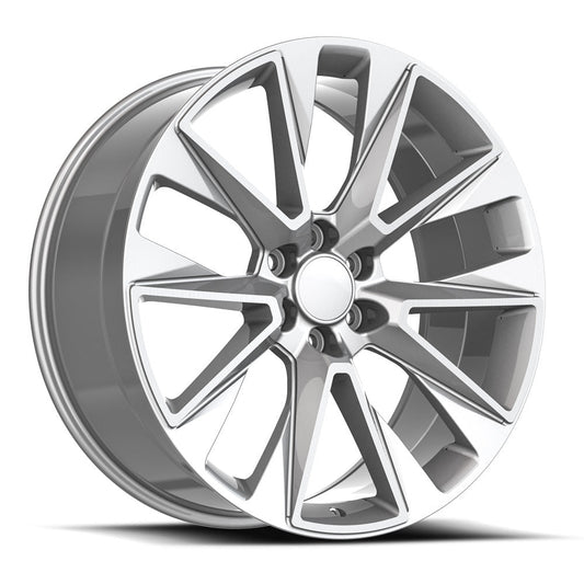 O.E. REVOLUTION C-14 24X10 30 6X139.7 SILVER & MACHINED