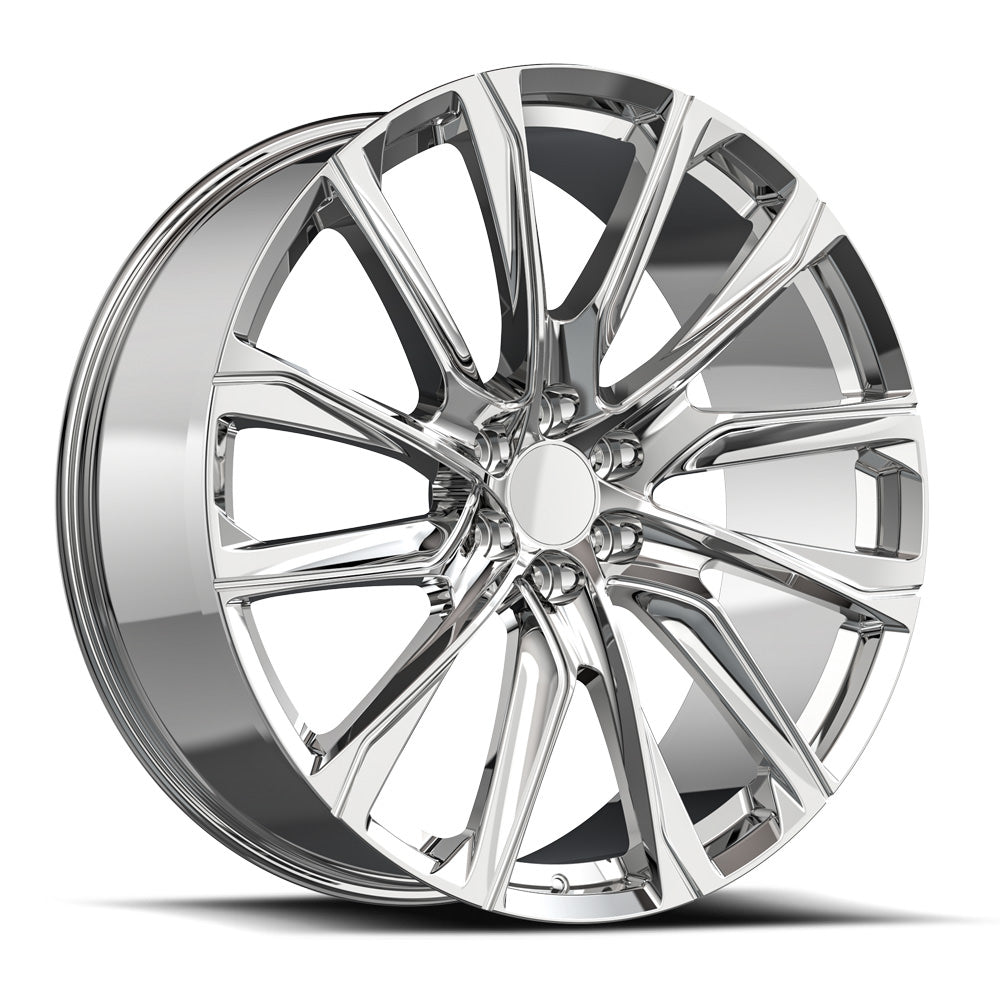 O.E. REVOLUTION CAD-34 22X9 31 6X139.7 NANO CHROME