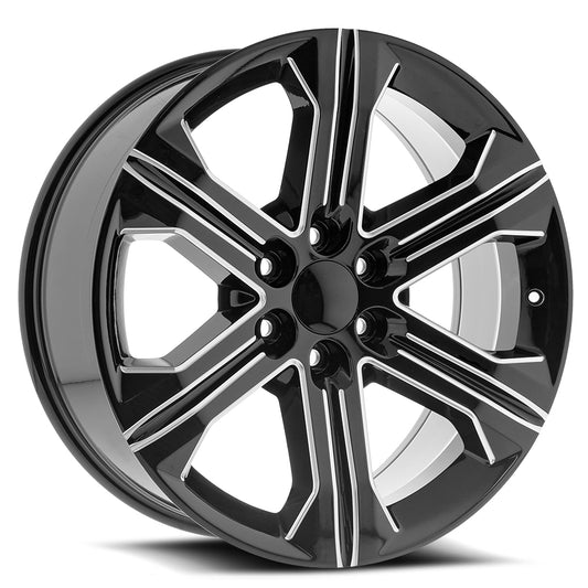 O.E. REVOLUTION G-13 24X10 31 6X139.7 GLOSS BLACK & MACHINED