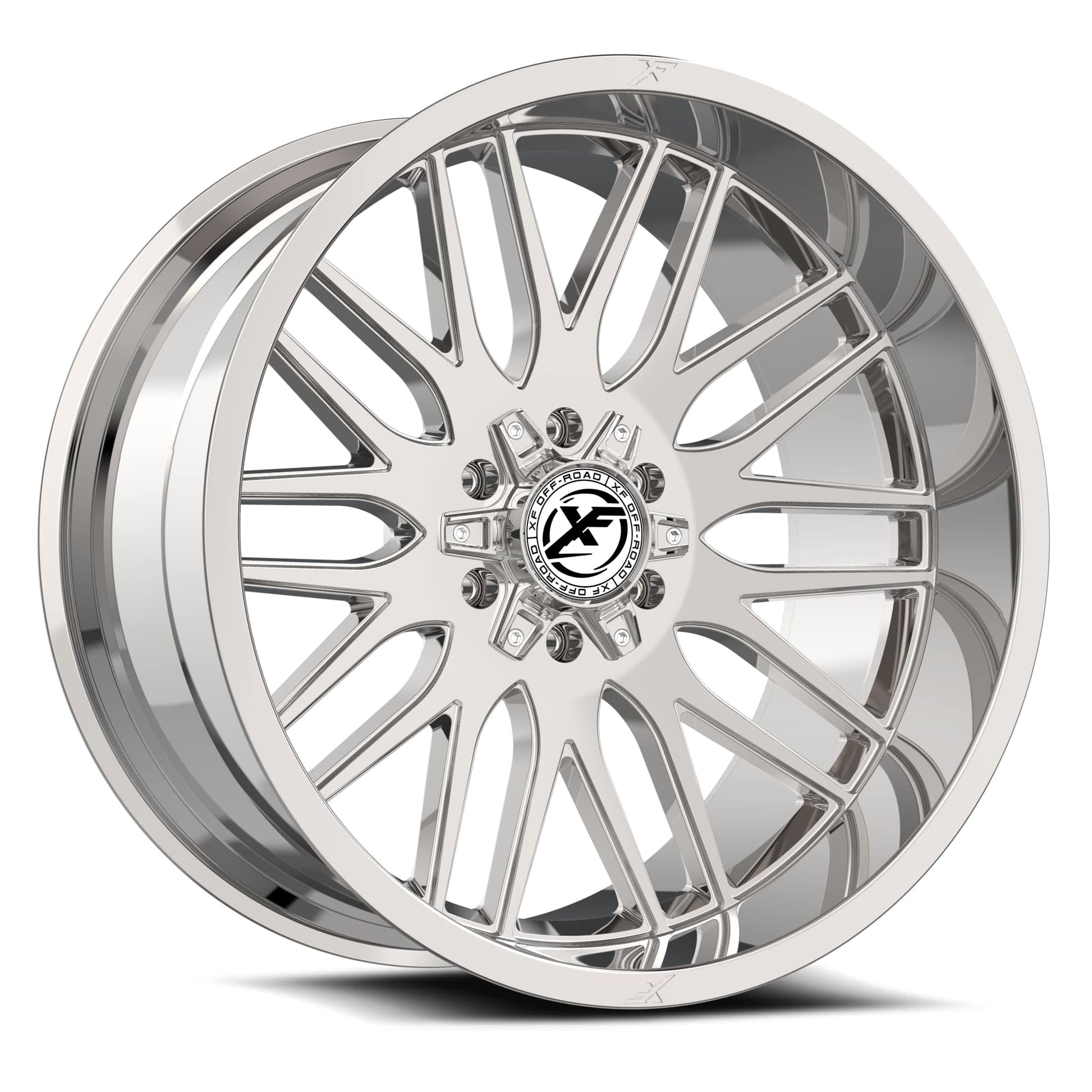 XF Off-Road XF-240 24x14 -76 8x165.1/8x170 Chrome XF-240241481651170-76C