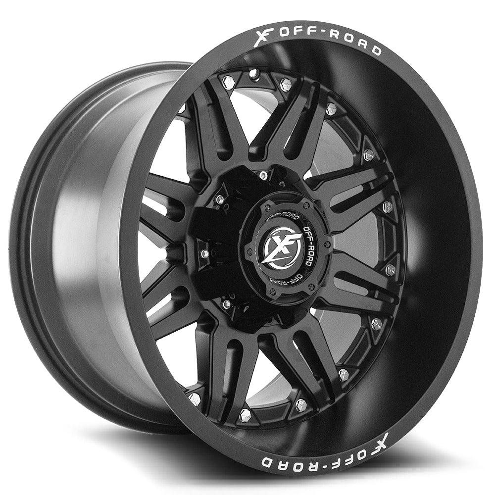 XF OFF-ROAD XF-204 20X14 -76 8X170/8X165.1 MATTE BLACK – Wheels