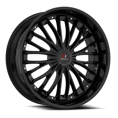 CAVALLO CLV-42 24X9 18 5X115/5X120 GLOSS BLACK