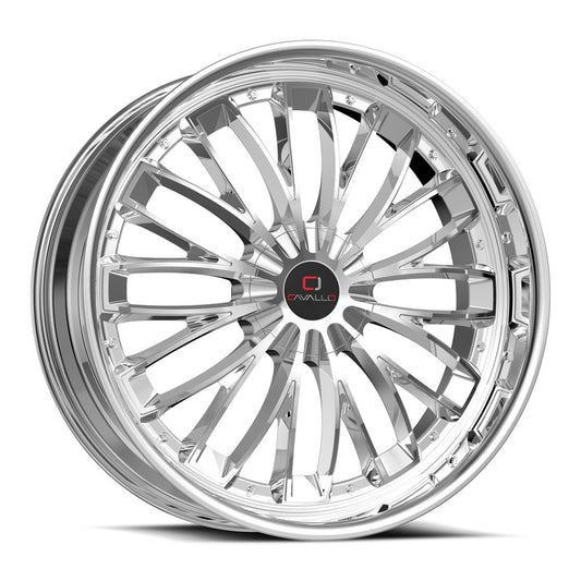 Cavallo CLV-42 18x8 35 4x100/4x114.3 Nano Chrome CLV-42188041001143+35NC