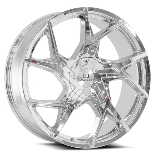 Cavallo CLV-26 20x8.5 35 5x114.3/5x120 Chrome CLV-26208551143120+35C