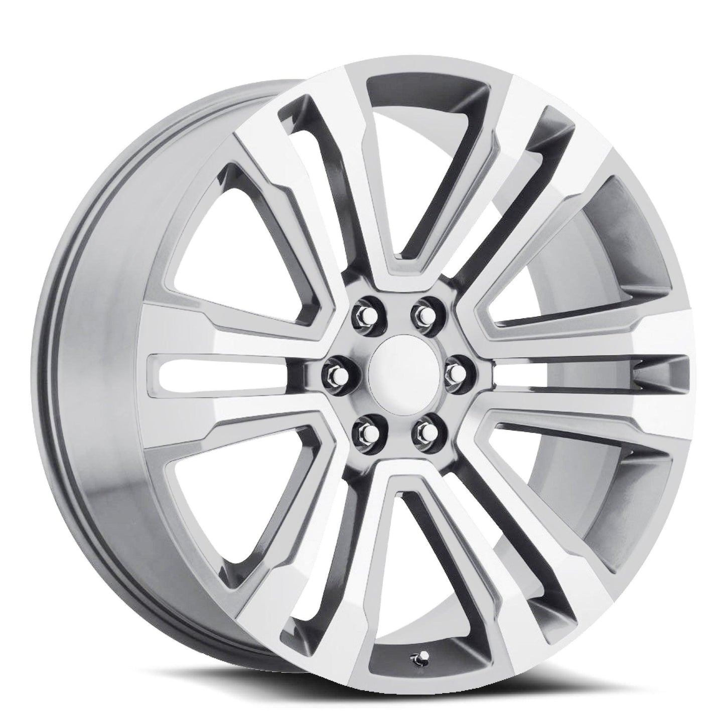 O.E. REVOLUTION G-10 22X9 31 6X139.7 SILVER & MACHINED