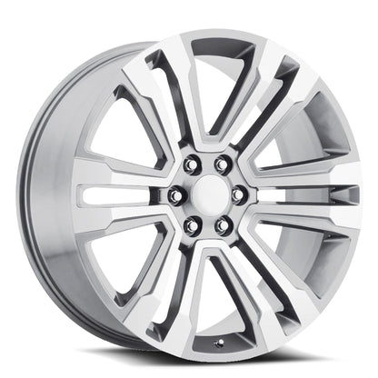 O.E. REVOLUTION G-10 22X9 31 6X139.7 SILVER & MACHINED