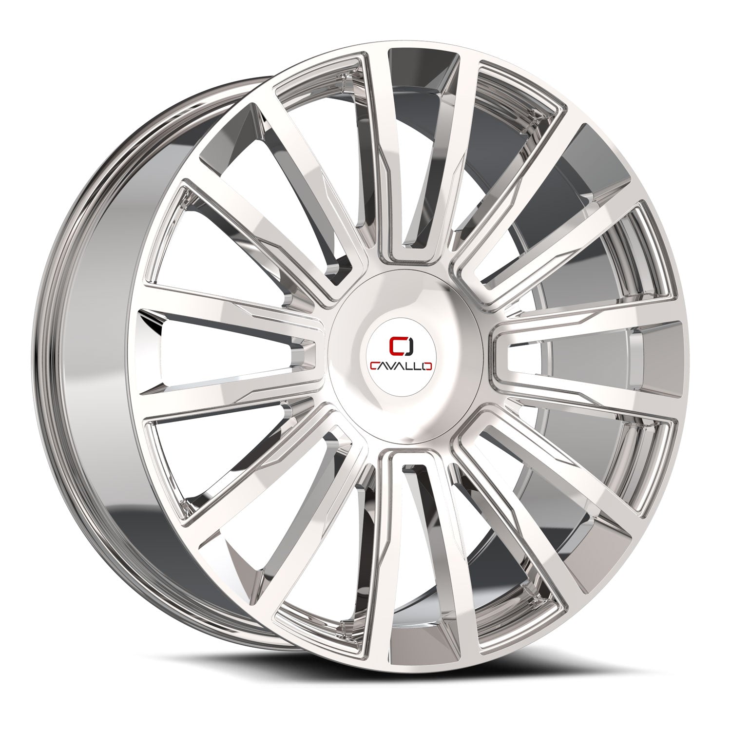 Cavallo CLV-47 20x8.5 35 5x112/5x114.3 Nano Chrome CLV-47208551121143+35NC