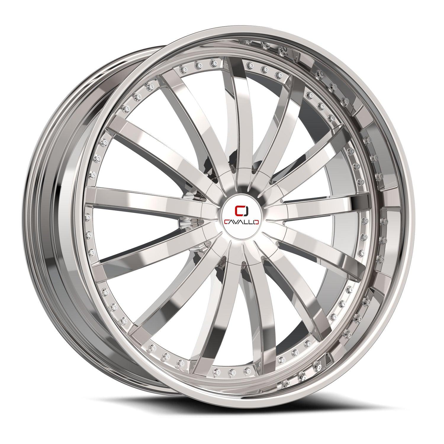 CAVALLO CLV-53 20X8.5 35 5X110/5X114.3 CHROME