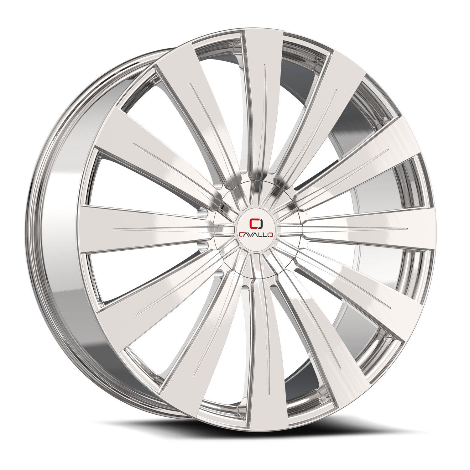 CAVALLO CLV-49 22X9.5 15 5X115/5X120 CHROME