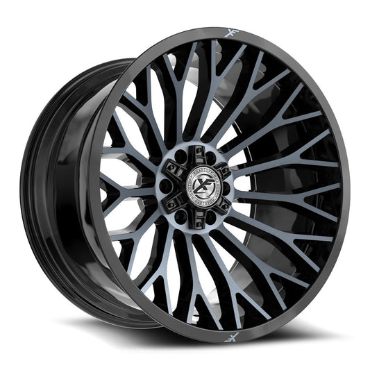 XF Off-Road XF-237 20x10 -24 6x135/6x139.7 Gloss Black & Machined Titanium Double Dark Tint XF-237201061351397-24BMTDT