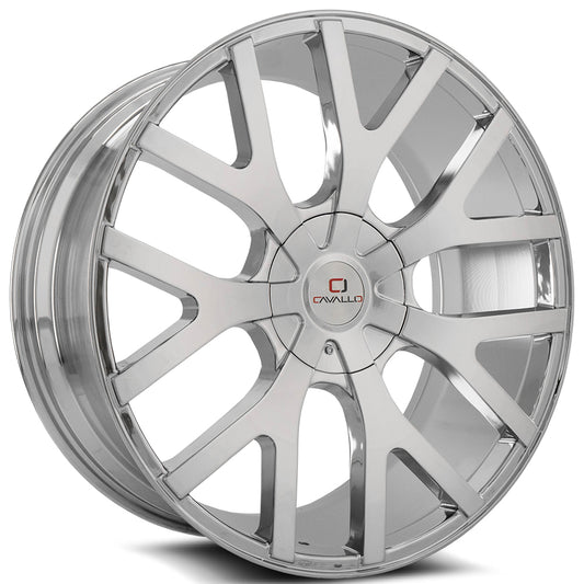 Cavallo CLV-15 18x8 35 4x100/4x114.3 Chrome CLV-15188041001143+35C
