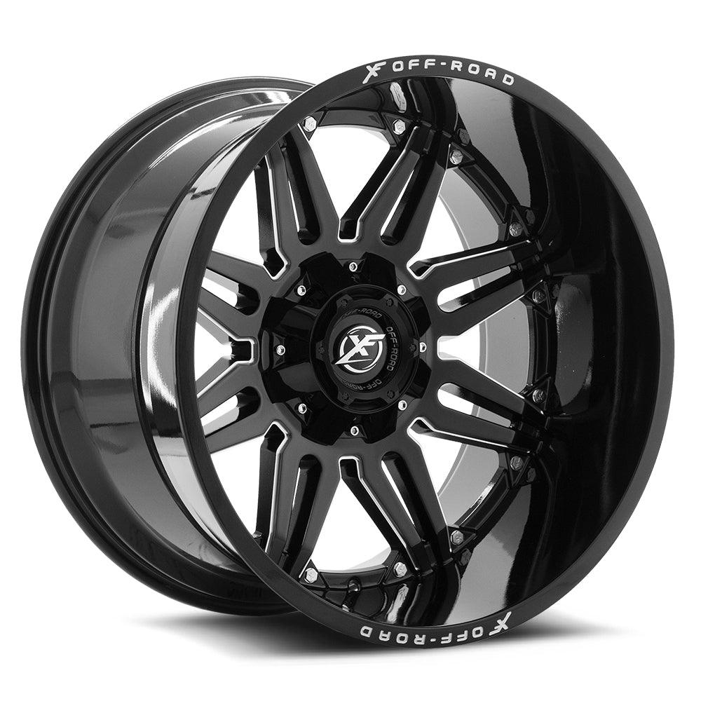 XF OFF-ROAD XF-204 24X14 -76 6X135/6X139.7 MATTE BLACK