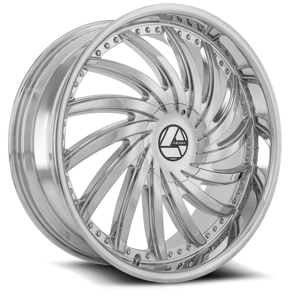 Azara AZA-508 22x9.5 15 5x115/5x120 Nano Chrome AZA-50822955115120+15NC-BLEM