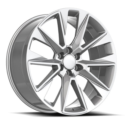 O.E. REVOLUTION C-14 22X9 28 6X139.7 SILVER & MACHINED