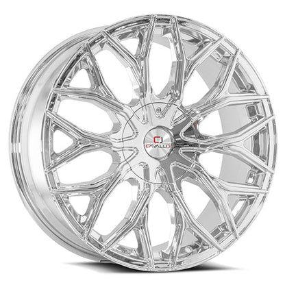 CAVALLO CLV-37 20X8.5 35 5X110/5X114.3 NANO CHROME