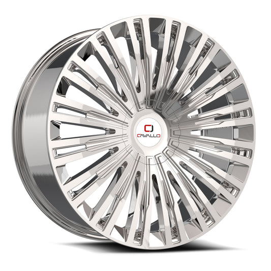Cavallo CLV-48 24x9 18 Blank 5x/6x Nano Chrome CLV-482490BLANK+18NC