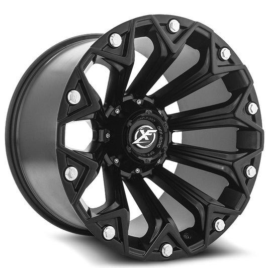 XF Off-Road XF-212 20x9 -12 5x139.7/5x150 Satin Black XF-212209051397150-12SB