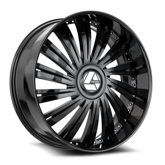 AZARA AZX-102 20X8.5 35 5X108/5X114.3 GLOSS BLACK