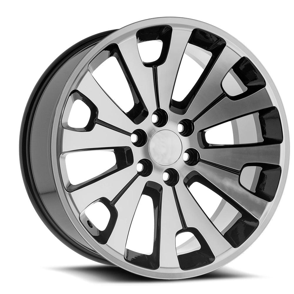 O.E. REVOLUTION G-12 24X10 31 6X139.7 GLOSS BLACK & MACHINED