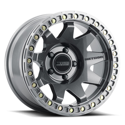 Method 108 17x9 5x127 (5x5) -44mm Beadlock Gloss Titanium MR10879050844B