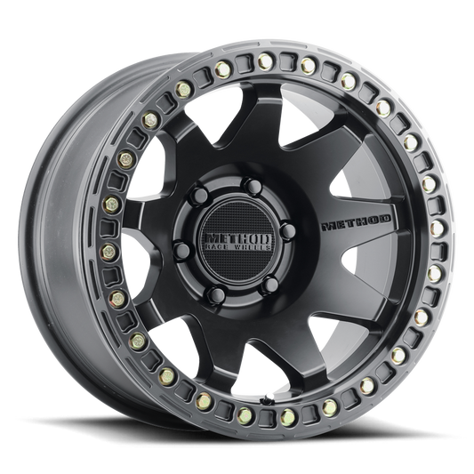 Method 108 17x9 6x139.7 (6x5.5) -44mm Beadlock Matte Black MR10879060544B