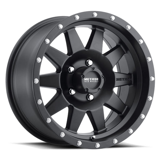 Method 301 17x9 5x114.3 (5x4.5) -12mm The Standard Matte Black MR30179012512N