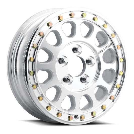 Method 401-R 15x5 5x114.3 (5x4.5) 40mm UTV Beadlock High Offset Machined - Raw MR40155012340B