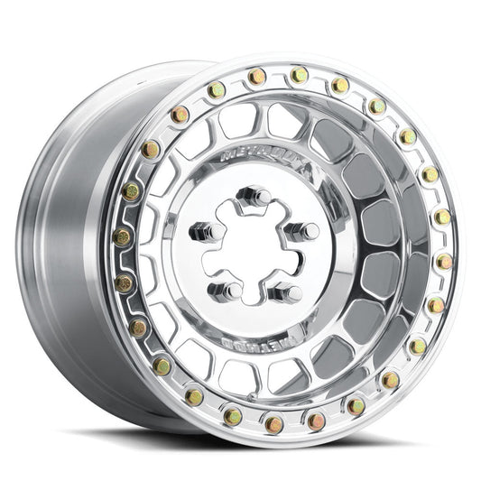 Method 413 15x10 5x114.3 (5x4.5) 25mm UTV Forged Beadlock Polished MR413510121164B