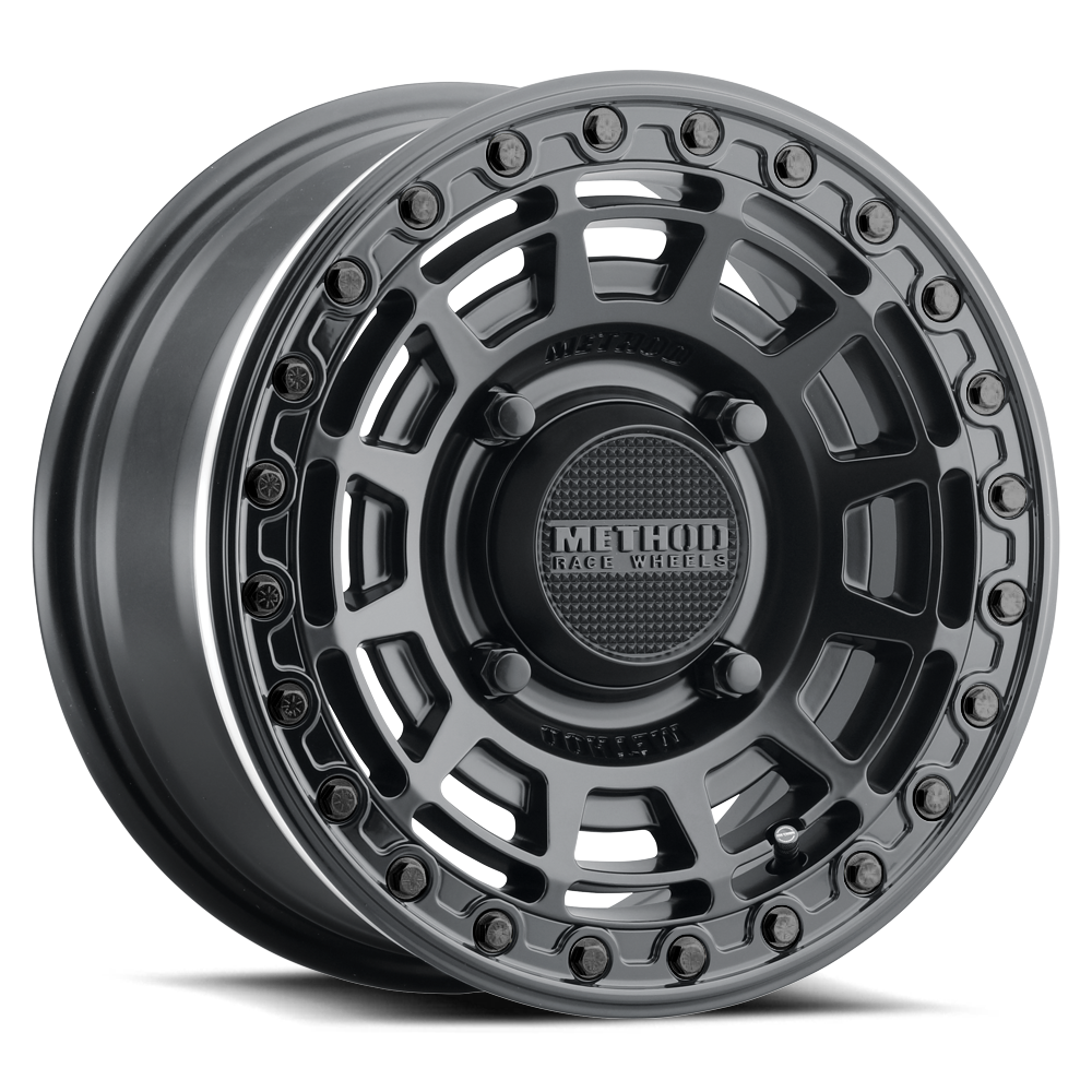 Method 415 15x7 4x136 38mm UTV Beadlock Double Black MR415570471052B