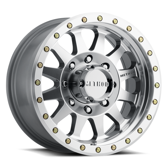 Method 304 17x8.5 8x165.1 (8x6.5) 0mm Double Standard Machined - Clear Coat MR30478580300