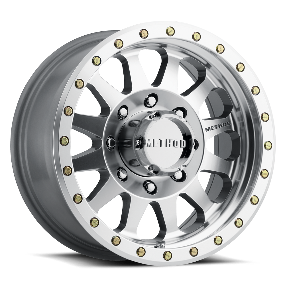 Method 304 20x10 8x165.1 (8x6.5) -18mm Double Standard Machined - Clear Coat MR30421080318N