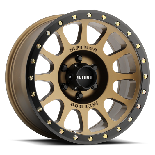 Method 305 16x8 6x139.7 (6x5.5) 0mm NV Method Bronze - Matte Black Lip MR30568060900