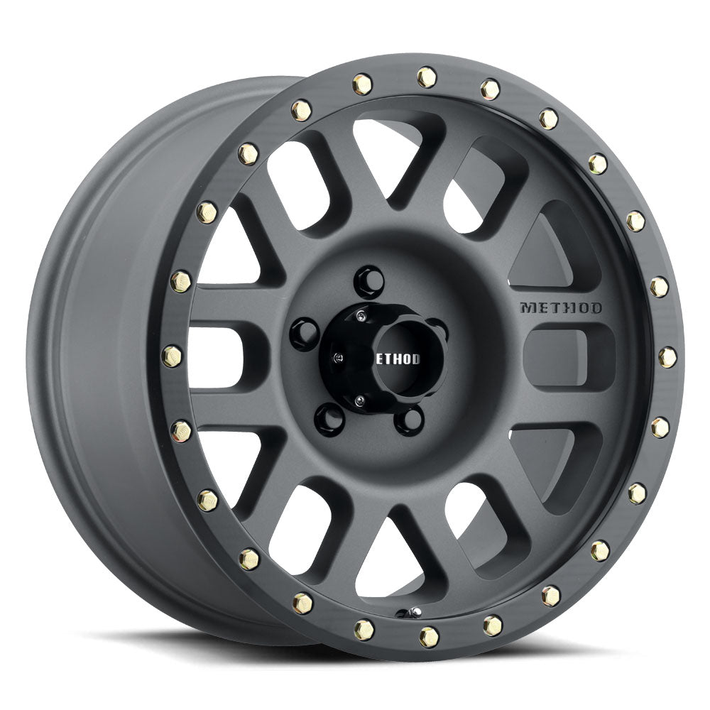 Method 309 17x8.5 5x150 0mm Grid Titanium - Matte Black Lip MR30978558800