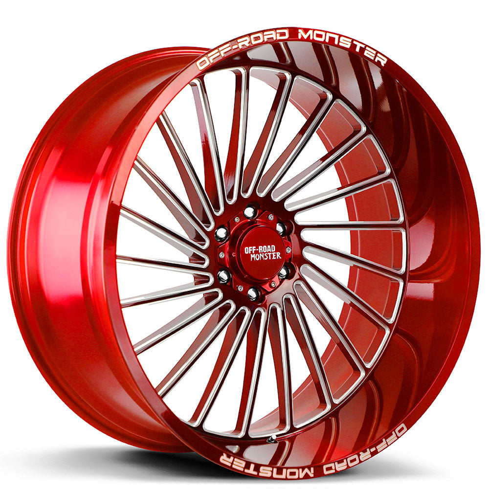 OFF ROAD MONSTER M27 M27 26X12 NEG 44MM BLANK CANDY RED MILLED | M27612000N44RML