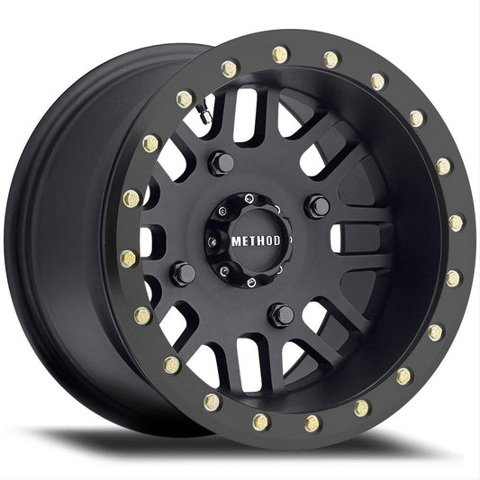 Method 406 15x10 4x156 -2mm UTV Beadlock Matte Black MR40651046555B