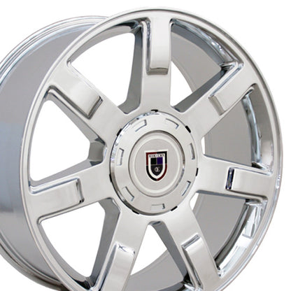 22" Replica Wheel CA80 Fits Cadillac Escalade 22x9 Chrome Wheel