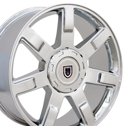 22" Replica Wheel CA80 Fits Cadillac Escalade 22x9 Chrome Wheel