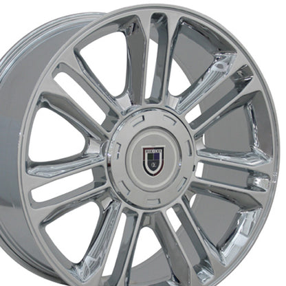 22" Replica Wheel CA83 Fits Cadillac Escalade 22x9 Chrome Wheel