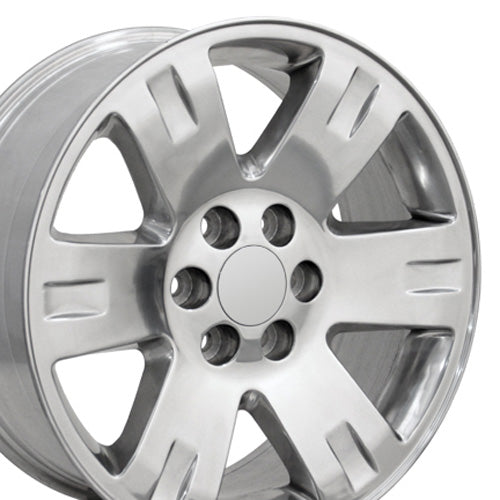 20" Replica Wheel CV81 Fits GMC Yukon 20x8.5 Polished Wheel